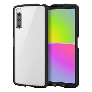 GR Xperia 10 IV (SO-52C SOG07 A202SO) P[X Jo[ ϏՌ dx8H y ^ wʃNA Xgbvz[t TOUGH SLIM LITE ubN PM-X222TSLFCBK
