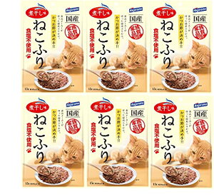 はごろも 猫用おやつ ねこふり(国産)(3111) 煮干し味 15g×6個セット(まとめ買い) 15グラム (x 6)