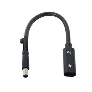 Cablecc Type C USB-Cメス入力、DC 7.4 * 5.0mmラップトップ18-20Vに適合したパワーPD充電ケーブル