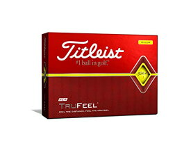 TITLEIST(タイトリスト) ゴルフボール TRUFEEL 1ダース (12個入り) 日本正規品