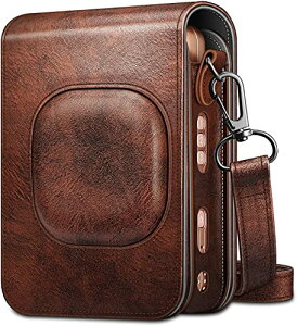 Fintie FUJIFILM xmtC instax mini LiPlay CX^gJpP[X یJo[ JP[X Sʕی PUU[ h~ V_[Xgbvt gѕ֗ (uE)