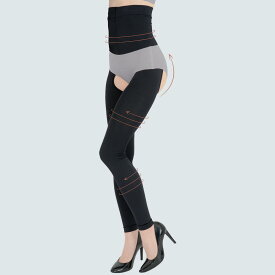 【公式】穴あきレギンス　I’m Make（アイムメイク）「ショーツエリアフリーレギンス」着圧レギンス　通気性　伸縮性　送料無償　着圧　レギンス　10分丈　レディース　スパッツ　補正下着　ダイエット　姿勢改善　フェムケア