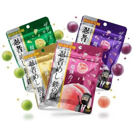 即日発送【忍者めし 鉄の鎧 / 金の鎧・種類＆個数選択可能 】UHA　味覚糖 忍者めし 鉄の鎧　金の鎧　マスカット味/グレープ味 　ぐみ　期間限定品