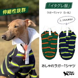 【doggystar ドッギースター】イタグレ 服 犬服 長袖ラガーシャツ イタグレ 服 ベドリントンテリア 服 イタリアン グレーハウンド イタリアングレイハウンド ウィペット 犬 服 春 夏 秋 doggystar ドッギースター【イタグレ服のコカパパ】【イタグレ服春夏秋冬アイテム】