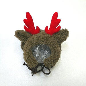 【doggystar ドッギースター】ボア フリース 帽子 コスプレ かぶりもの うさ耳 トナカイ耳 スヌード 犬の帽子 動物帽子 犬 冬 フリース 軽量 防寒 doggystar ドッギースター【イタグレ服のコカパ