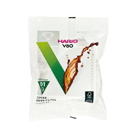 HARIO (ハリオ)V60 コーヒーペーパーフィルターVCF-01-100Wホワイト〈100枚入〉1～2杯用