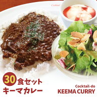 【送料無料】カレー 業務用 大容量 コクテール堂 オリジナル キーマカレー 30食セット100g×30袋 レトル…