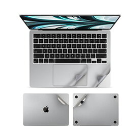 Apple MacBook Air M2 13.6インチ A2681 2022モデル ノートPC 全面保護フィルム 金属の質感 3Mの高級素材を採用 硬度4H マックブック ラップトップ ノートパソコン 本体保護フィルム 後の保護フィルム 傷やほこりから守る 実用 マックブック エアー/MacBook Air ステッカー
