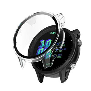 GARMIN Forerunner 255S Forerunner 255S Music �N���A�P�[�X �V���v���� �v���X�`�b�N�� PC&�����K���X ��ʕی� 2�d�\�� �J�o�[ CASE �ϏՌ� �ȒP���� �J�b�R���� �֗� ���p �y�� �l�C �K�[�~�� �E�H�b�` ��