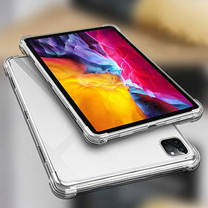 送料無料 Apple iPad Pro 12.9インチ 第4世代 2020モデル タブレットケース おしゃれ アップル アイパッド プロ CASE 薄型 クリア 傷やほこりから守る 耐衝撃 TPU素材 カバー 透明 ソフトケース 全面保