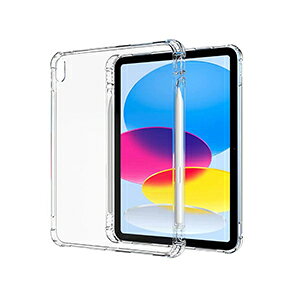 Apple iPad 10.9C` 10 (A2696/A2757/A2777)2022f ^ubgPC P[X  CASE ^ NA ق肩 ϏՌ TPUf Jo[  \tgP[X Pencil̎[@\ p lC A