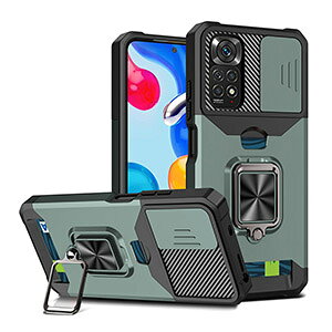�������� Xiaomi Redmi Note 11 Pro 5G Android �X�}�[�g�t�H�� �ی�P�[�X �^�t�Ŋ�� 2�d�\��TPU&PC �Ռ��z�� �����h�~ �����O�u���P�b�g�t�� �X�^���h�@�\ �Ў�Ŏ����X���C�h�� �J���������Y�ی� �l