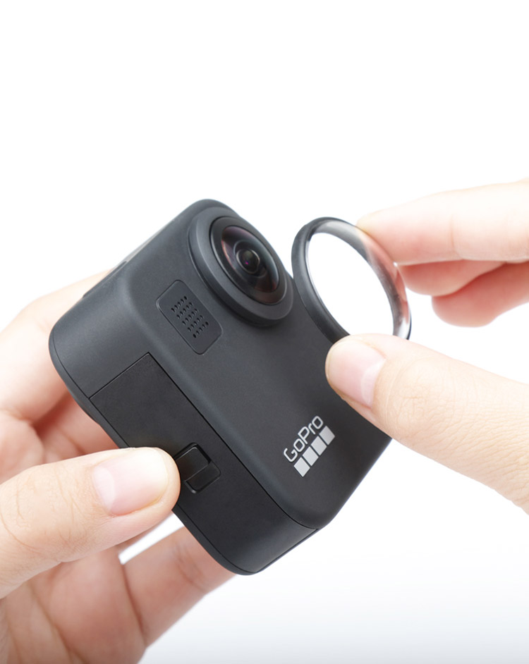 送料無料 GoPro MAX 用レンズカバー2個 レンズ保護 耐衝撃 防塵 便利 実用 人気 衝突防止レンズ おすすめ おしゃれ ゴープロマックス  傷やほこりから守る アクリルレンズ保護カバー | COCO-fit