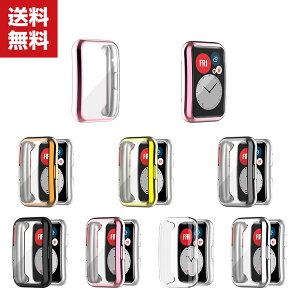  HUAWEI WATCH FIT EFAu[EX}[gEHb` P[X TPU Vv \tgJo[ Sی ^ CASE ϏՌ ֗ p y lC EHb` V[Y Jo[