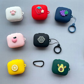 Xiaomi Redmi Buds 6 Activeケース 柔軟性 シリコン素材 シャオミ リドミー アクセサリー 綺麗な カラフル 可愛い CASE 耐衝撃 落下防止 収納 保護 ソフトケース 装着したまま充電タイプ カラビナ付き