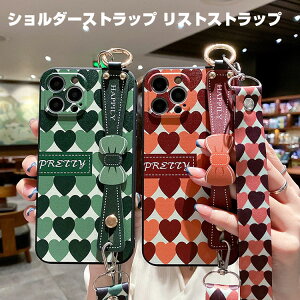 �A�b�v�� �A�C�t�H�� iPhone 14 14 Plus 14 Pro 14 Pro Max�P�[�X ���f�B�[�X ���킢�� TPU �w�ʃJ�o�[ ���X�g�X�g���b�v �l�b�N�X�g���b�v �X�g���b�v�t�� �V�����_�[�X�g���b�v �ԕ� CASE �����₷�� 