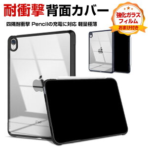 Apple iPad 10.9インチ 第10世代 2022モデル アップル ケース TPU&PC 2層構造 クリアケース 背面カバー 全面保護 CASE 四隅耐衝撃 落下防止 精密加工 Pencilの充電に対応 高級感があふれ おしゃれ 衝撃に