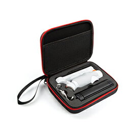 Insta360 Flow ケース 収納 保護ケース バッグ キャーリングケース 耐衝撃 ケース Insta360 Flow本体やケーブルなどのアクセサリも収納可能 ストラップ付き ハードタイプ 収納ケース 防震 防塵 携帯便利