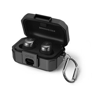 SENNHEISER MOMENTUM True Wireless 3 P[X ^tŊ 2d\ TPU+PC Jo[ ANZT[ CASE ϏՌ h~ ƓȃXCb` SȃbN݌v [ ی P[X Jo[ ֗ p Jo[𑕒