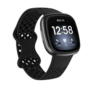 �������� Fitbit Versa 3 Fitbit Sense �E�F�A���u���[���E�X�}�[�g�E�H�b�` ���� �o���h �V���R�� �X�|�[�c �x���g �֗� ���p �l�C �������� ������� �֗����̍��� �������X�g�o���h