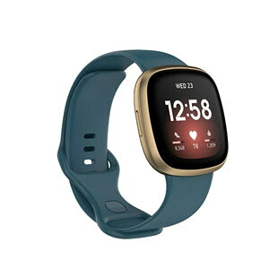 �������� Fitbit Versa 3 Fitbit Sense �E�F�A���u���[���E�X�}�[�g�E�H�b�` ���� �o���h �V���R�� �X�|�[�c �x���g �֗� ���p �l�C �������� ������� �֗����̍��� �������X�g�o���h
