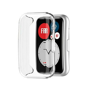  Huawei watch fit new EFAu[EX}[gEHb` P[X TPU Vv \tgJo[ Sی ^ CASE ϏՌ ֗ p y lC EHb` V[Y Jo[