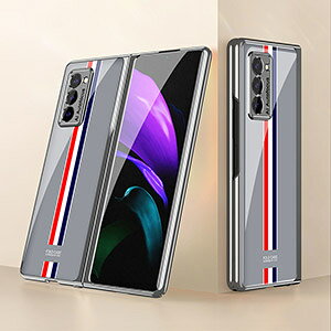  Samsung Galaxy Z Fold2 ܂肽݌^AndroidX}zANZT[ PC P[X ϏՌJbR ӂ  wʋKX lC Ռɋ wʃJo[ TX CASE Y w