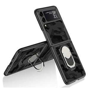 �������� Samsung Galaxy Z Flip3 5G �P�[�X �܂肽���݌^Android�X�}�z�A�N�Z�T���[ PC �v���X�`�b�N�� CASE �ϏՌ� �y�� �����₷�� �S�ʕی� �X�^���h�@�\ �J�b�R���� �֗� ���p �P�[�X �n�[�h�J�o�[ 