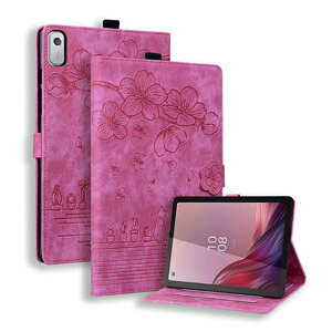 Lenovo Tab M9 TB-310FU �^�u���b�g PU���U�[ ������� �����₷�� �Ռ��z�� ����h�~ �������� �X�^���h�@�\ ������ �J�b�R���� �u�b�N�^ �ԕ� �ی�J�o�[ ���m�{ Tab M9 �P�[�X �ϏՌ� �蒠�^�J�o�[ 