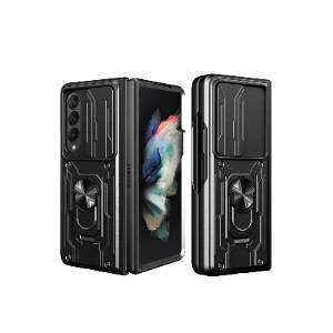 Galaxy Z Fold5 5G P[X ܂肽݌^AndroidX}zANZT[ TPU&PC vX`bN OuPbgt X^h@\ CASE ϏՌ y ₷ Sʕی JbR ֗ p n[hJo