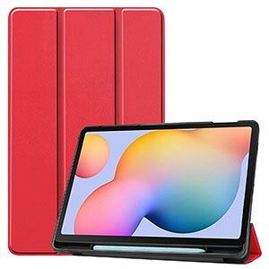 Samsung Galaxy Tab S6 Lite 10.4�C���` �P�[�X �J�o�[ �ϏՌ��J�o�[ �����h�~ CASE �����₷�� �y�ʔ��^ ����h�~ �蒠�^ �X�^���h�@�\ �I�[�g�X���[�v�@�\ Pencil���[�@�\ PU���U�[ Tab S6 Lite�J�o�[ Tab S6 