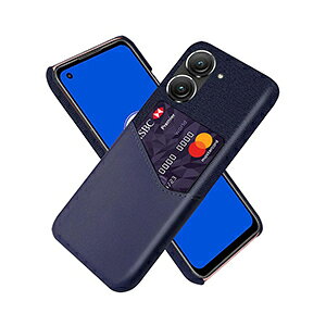 ASUS Zenfone 10 �[���t�H��10 �P�[�X �ϏՌ� �J�o�[ �v���X�`�b�N�� 2�̐F��g�ݍ��킹�āA�������ɉ��o PC�f�� �w��PU���U�[ �J�o�[ �J�[�h���[ �y�� �����₷�� �n�[�h�J�o�[ �l�C �P�[�X 