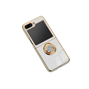 Samsung Galaxy Z Flip5 5G �P�[�X �܂肽���݌^Android�X�}�z�A�N�Z�T���[ PC �v���X�`�b�N�� ���b�L�d�l �����O�u���P�b�g�t�� �X�^���h�@�\ CASE �ϏՌ� �y�� �����h�~ �w��h�~ �����₷�� �S�ʕی�