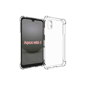 �V���[�v SHARP AQUOS wish3 SH-53D A302SH �P�[�X �J�o�[ �N���A TPU�f�� CASE �w��h�~ ��G�蔲�Q �ϏՌ��J�o�[ �Ռ��h�~ �Ռ��ɋ��� �l�����G�A�N�b�V�����\�� �l�C �y�� �����₷�� �J�b�R���� ����