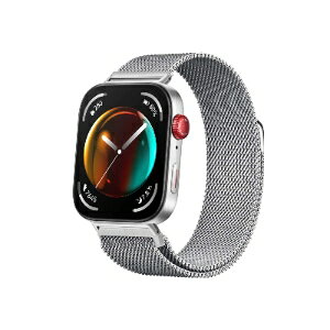 HUAWEI Watch Fit5 / Fit5 Pro �Ή� �~���l�[�[�o���h �X�e�����X ���b�V���x���g �}�O�l�b�g�� ���z�o���h �ʋC�� �y�� ������ �T�C�Y�������R ���E�ȒP �t�B�b�g�����Q �r�W�l�X �J�W���A�� �����Y