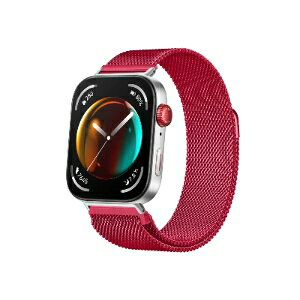 HUAWEI Watch Fit5 / Fit5 Pro �Ή� �~���l�[�[�o���h �X�e�����X ���b�V���x���g �}�O�l�b�g�� ���z�o���h �ʋC�� �y�� ������ �T�C�Y�������R ���E�ȒP �t�B�b�g�����Q �r�W�l�X �J�W���A�� �����Y