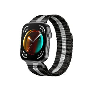 HUAWEI Watch Fit5 / Fit5 Pro �Ή� �~���l�[�[�o���h �X�e�����X ���b�V���x���g �}�O�l�b�g�� ���z�o���h �ʋC�� �y�� ������ �T�C�Y�������R ���E�ȒP �t�B�b�g�����Q �r�W�l�X �J�W���A�� �����Y