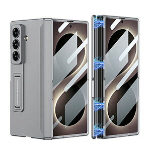 Samsung Galaxy Z Fold8 5G �T���X�� �M�����N�V�[ Z �t�H�[���h8 �P�[�X �J�o�[ �X�^���h�@�\ �܂肽���݌^ PC�f�� �v���X�`�b�N�� �����t�B�����t�� CASE �ϏՌ��J�o�[ �y�� �����₷�� �S�ʕی� �J