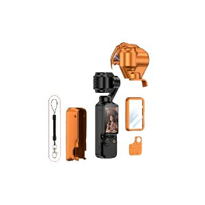 DJI Osmo Pocket 4/3 �p �ی�P�[�X ���C�z�� �P�[�X �W���o���ی� �n���h���ی� �X�N���[���ی�t�B�����t�� ���E�s�v �S�ʕی� �����h�~�X�g���b�v�t�� ���[�P�[�X �ϏՌ� �h�o �J�����P�[�X �B