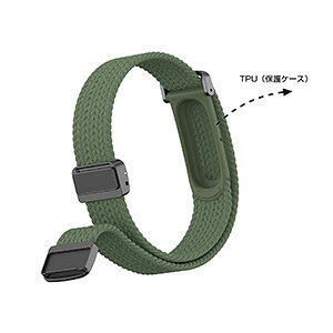 Google Fitbit Air �t�B�b�g�l�X�g���b�J�[ �p �i�C�����o���h �����x���g �L�k�҂݃o���h �}�O�l�b�g�o�b�N�� �}�O�l�b�g�� TPU�ی�P�[�X �X�}�[�g�E�H�b�`�o���h �y�� �ϋv�� �t�B�b�g�����Q 