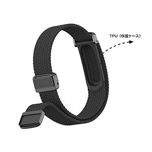 Google Fitbit Air �t�B�b�g�l�X�g���b�J�[ �p �i�C�����o���h �����x���g �L�k�҂݃o���h �}�O�l�b�g�o�b�N�� �}�O�l�b�g�� TPU�ی�P�[�X �X�}�[�g�E�H�b�`�o���h �y�� �ϋv�� �t�B�b�g�����Q 