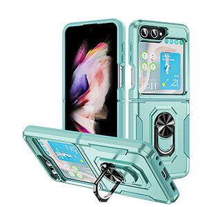 Samsung Galaxy Z Flip5 �M�����N�V�[ Z �t���b�v5 5G �P�[�X �ϏՌ� �J�o�[ �����O�t�� �X�^���h�@�\ �܂肽���݌^ �P�[�X ����ق��肩���� TPU��PC�f�� �y�� �����₷�� �J�b�R���� �֗� ���p �l