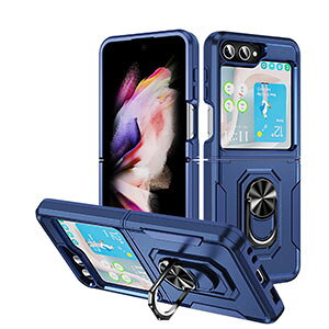 Samsung Galaxy Z Flip5 �M�����N�V�[ Z �t���b�v5 5G �P�[�X �ϏՌ� �J�o�[ �����O�t�� �X�^���h�@�\ �܂肽���݌^ �P�[�X ����ق��肩���� TPU��PC�f�� �y�� �����₷�� �J�b�R���� �֗� ���p �l