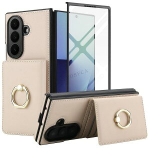 �M�����N�V�[ Z �t�H�[���h8 Samsung Galaxy Z Fold 8 Ultra 5G �P�[�X �J�o�[ �ϏՌ��J�o�[ �J�[�h���[ �P�[�X �����O�t�� �X�^�C���b�V���ȃf�U�C�� CASE TPU+PU���U�[ �Ռ��h�~ �����h�~ �y�� �ɔ� �J�b