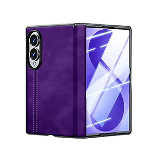Galaxy Z Fold8 �P�[�X �ϏՌ� �J�o�[ �܂肽���݌^ �����K���X�t�B�����t�� �v���X�`�b�N + PU���U�[ �X�e�b�` �ی�P�[�X �V���v�� Samsung �T���X�� �M�����N�V�[ �t�H�[���h8 �l�C �������� ����