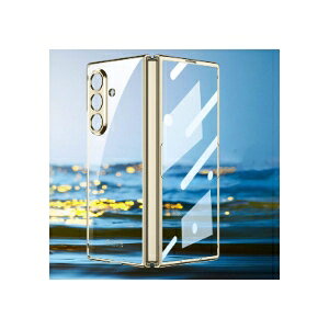 Samsung Galaxy Z Fold8 Ultra �Ή� ��̌^�P�[�X �t�B�����t�� �S���� ���b�L�t���[���P�[�X PC+�����K���X �V�F���Ɩ��̈�̍\�� �N���A�J�o�[ �܂肽���݌^ �ϏՌ� �L�Y�h�~ �w��h�~ ���^ �y�� �T