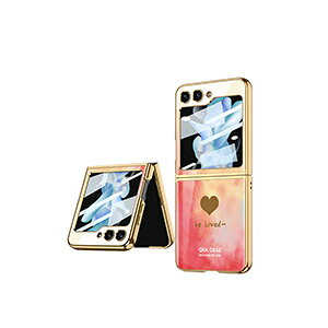 Samsung Galaxy Z Flip5 5G �P�[�X �܂肽���݌^Android�X�}�z�A�N�Z�T���[ �����K���X&PC 2�d�\�� �P�[�X ��G�蔲�Q CASE �X�g���b�v�z�[���t�� �ϏՌ� �����₷�� �J�b�R���� ���b�L�d�グ �֗� ���p 