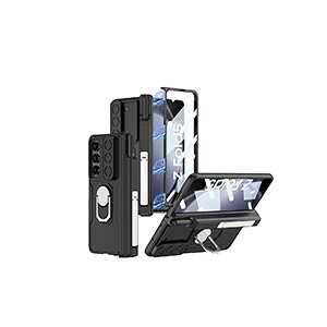 Samsung Galaxy Z Fold5 5G �܂肽���݌^ �X�}�[�g�t�H�� �P�[�X CASE �Ռ��ɋ��� PC �v���X�`�b�N�� �Ռ��h�~ �J�b�R���� �X���C�h�� �����Y�ی� ����h�~ �l�C �������� ������� �����₷�� �X�^��