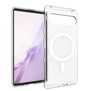 SONY Xperia 10 VIII �P�[�X �J�o�[ �Ռ��z�� �\�t�g�J�o�[ ���� TPU�f�� �w�ʃ}�O�l�b�g���� �ϏՌ��J�o�[ ���ϖh�~ ���^ �����h�~ �S�ʕی�J�o�[ �l�C �֗� ���p �N���A �\�j�[ �G�N�X�y���A 10 VI