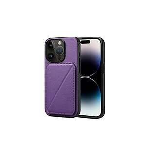 Apple iPhone 15 15 Plus 15 Pro 15 Pro Max �P�[�X �J�o�[ TPU&PU���U�[ �A�b�v�� CASE �X�^�C���b�V���ȃf�U�C�� �ϏՌ� �X�^���h�@�\ �J�[�h���[ �����������ӂ� ������� �J���t�� �J�b�R���� �����₷